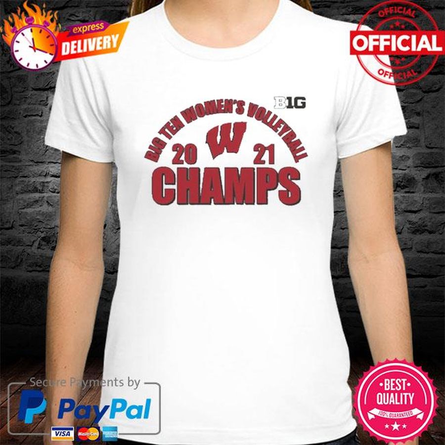 Wisconsin Badgers Women's Volleyball Big Ten Champions Shirt
