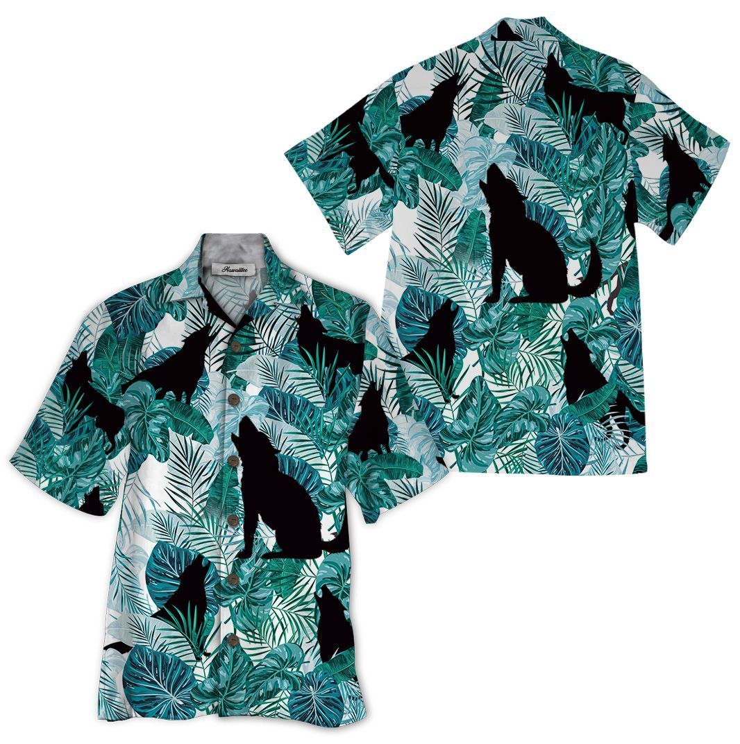 Wolf Colorful Fashion Unisex Hawaiian Shirt For Men And Women   24053981