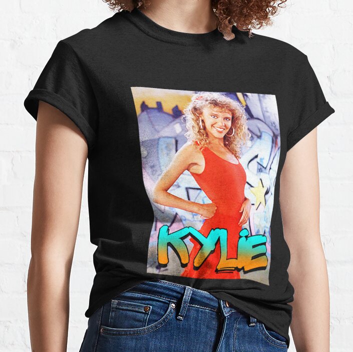 Womens Music Retro Kylie Minogue Gifts Music Fan Classic T-Shirt