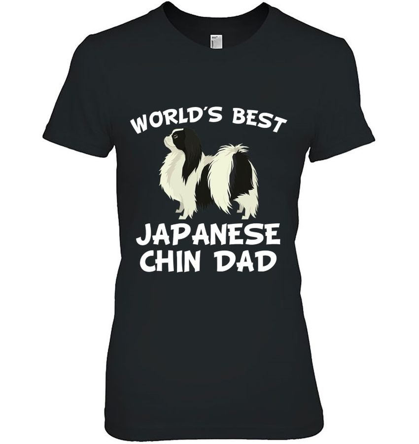 World’s Best Dad Shirt Japanese Chin Dad Dog Owner