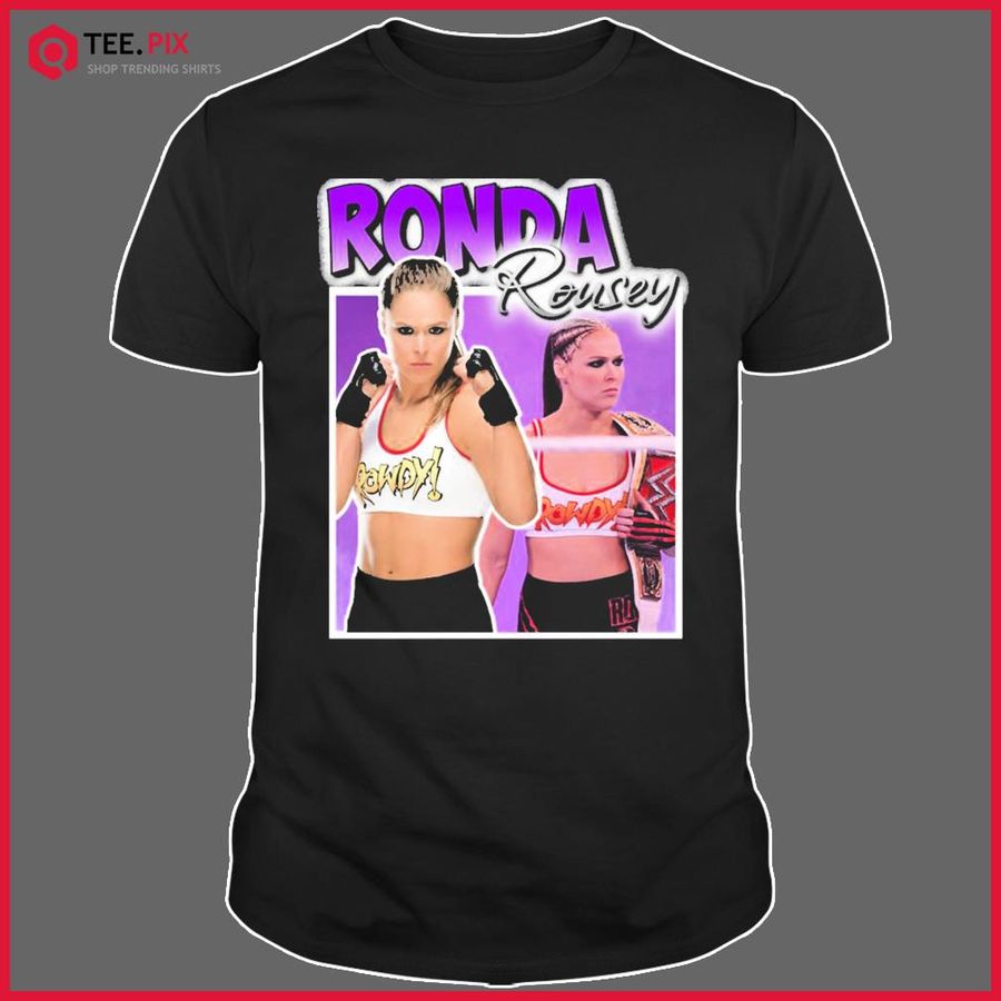 Wrestler Ronda Rousey Retro Shirt