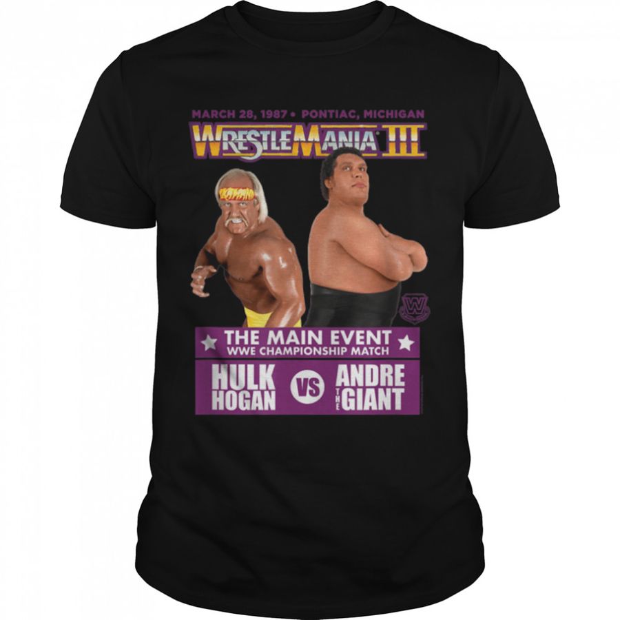 WWE Hulk Hogan vs Andre the Giant T-Shirt B08CM32SCJ