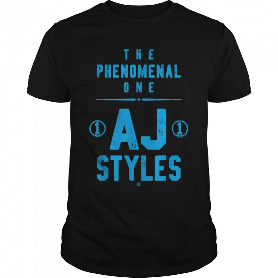WWE The Phenomenal AJ Styles Fight Type T-Shirt B07P8FSN4M