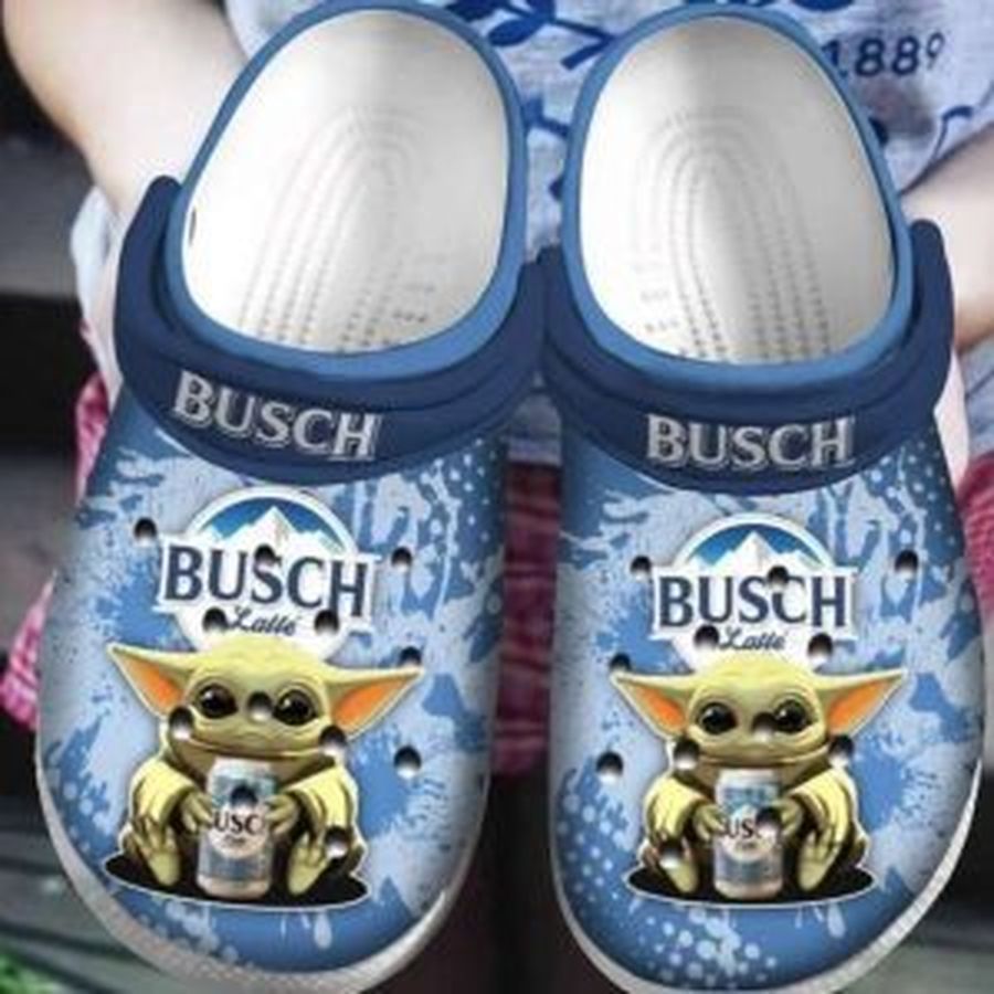 Yoda Hug Busch Latte Beer Crocs Crocband Clog Shoes