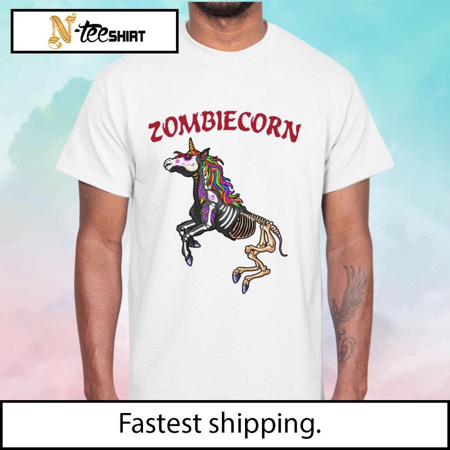 Zombiecorn Zombie unicorn Halloween shirt