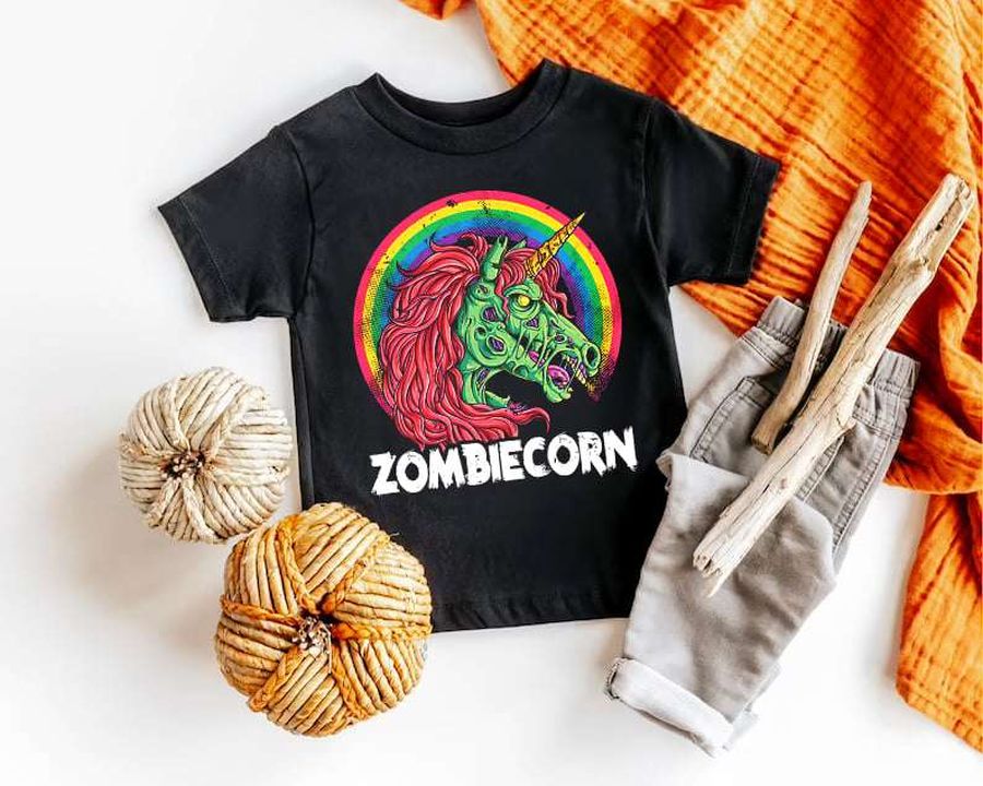 Zombiecorn zomebie unicorn – Halloween zombiecorn, T-shirt for a happy halloween