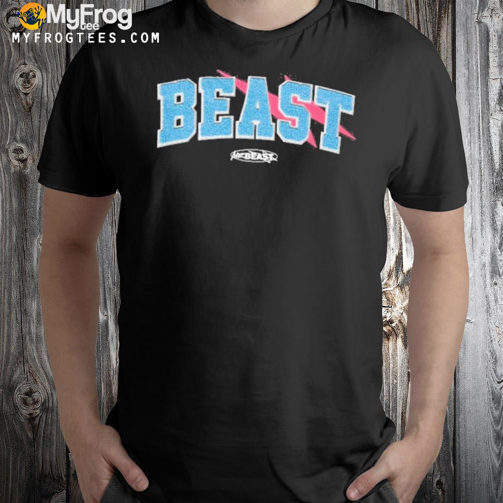 100 million merch mr beast beast varsity shirt