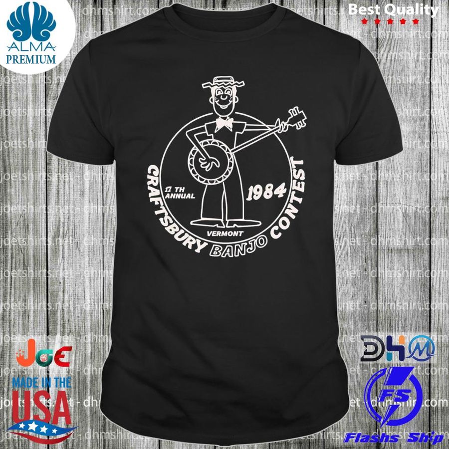 1984 craftsbury banjo contestt shirt