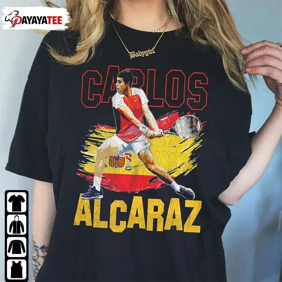 2022 Carlos Alcaraz Tennis Player Victory Shirt Carlos Alcaraz Merch Gift