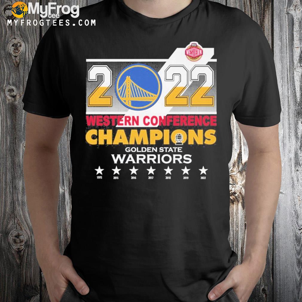 2022 Golden State Warriors NBA Western Conference Champions Shirt