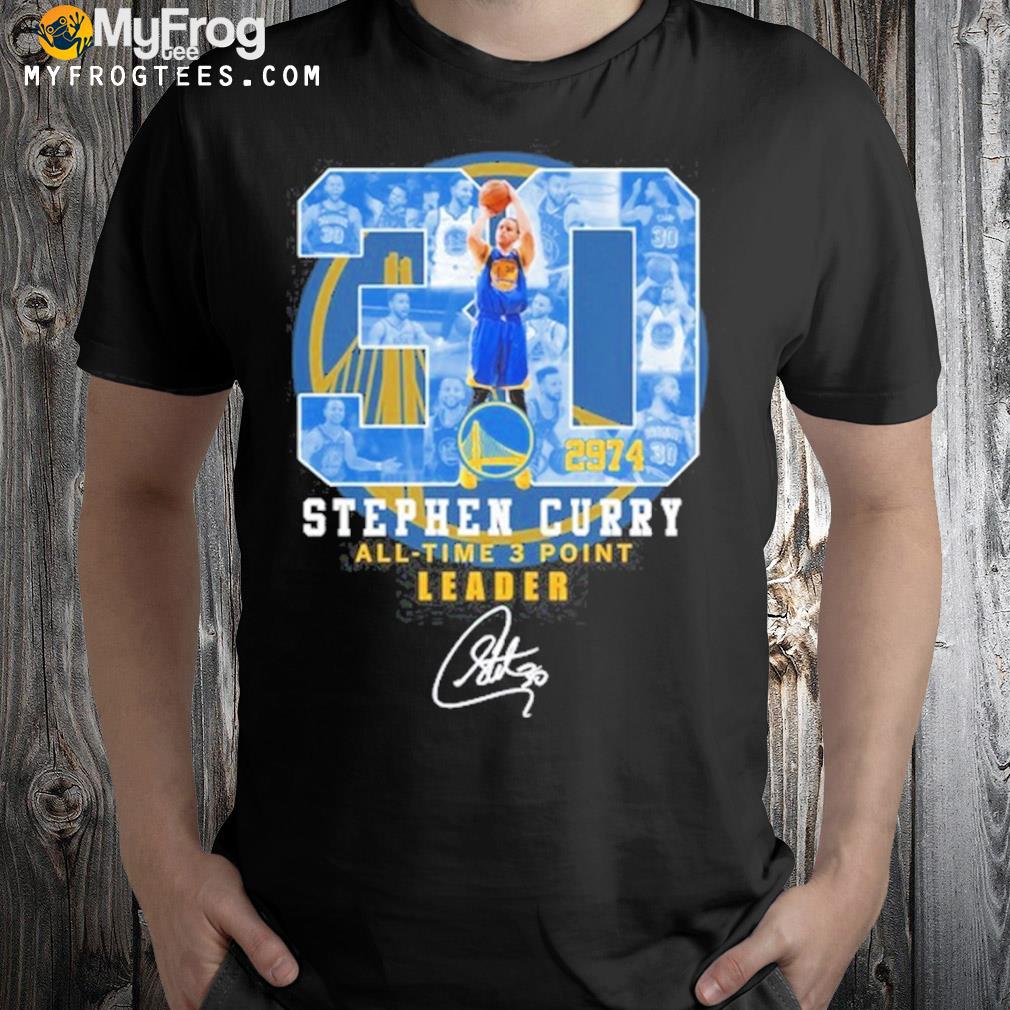 30 stephen curry all time 3 point leader shirt
