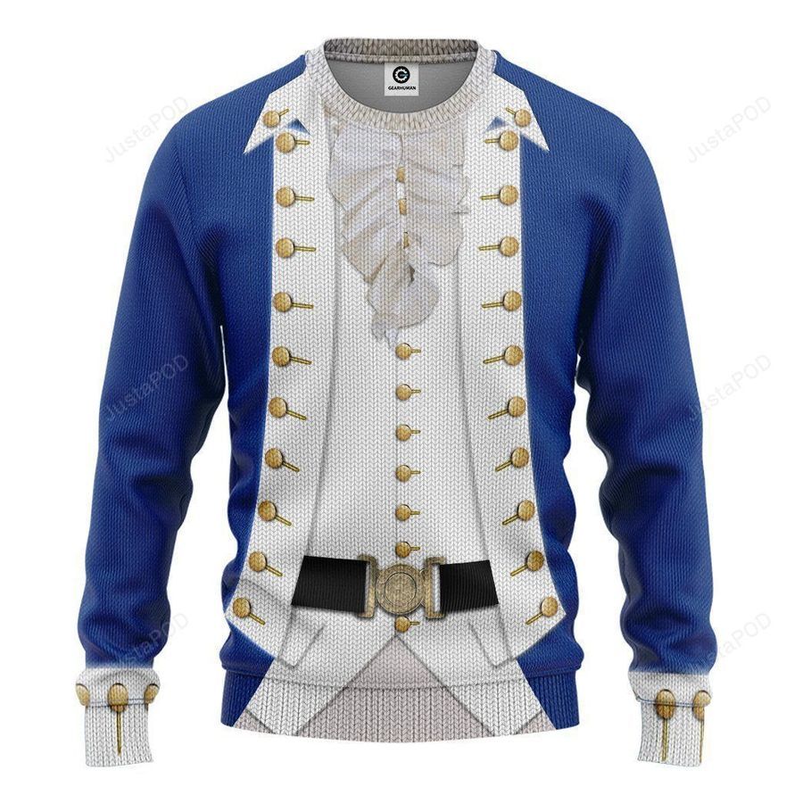 3D Alexander Hamilton Ugly Sweatshirt Ugly Sweater Christmas Sweaters Hoodie