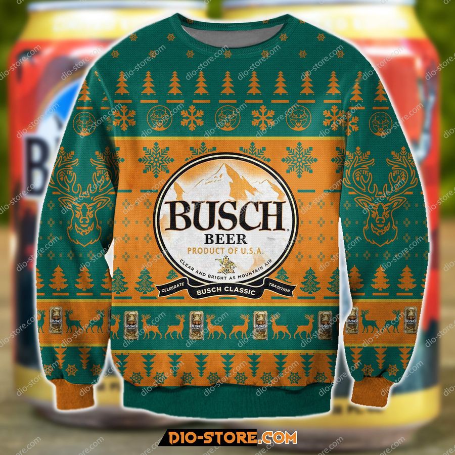 3D All Over Print Busch Buck Hunter Ugly Christmas Sweater Hoodie All Over Printed Cint10281, All Over Print, 3D Tshirt, Hoodie, Sweatshirt