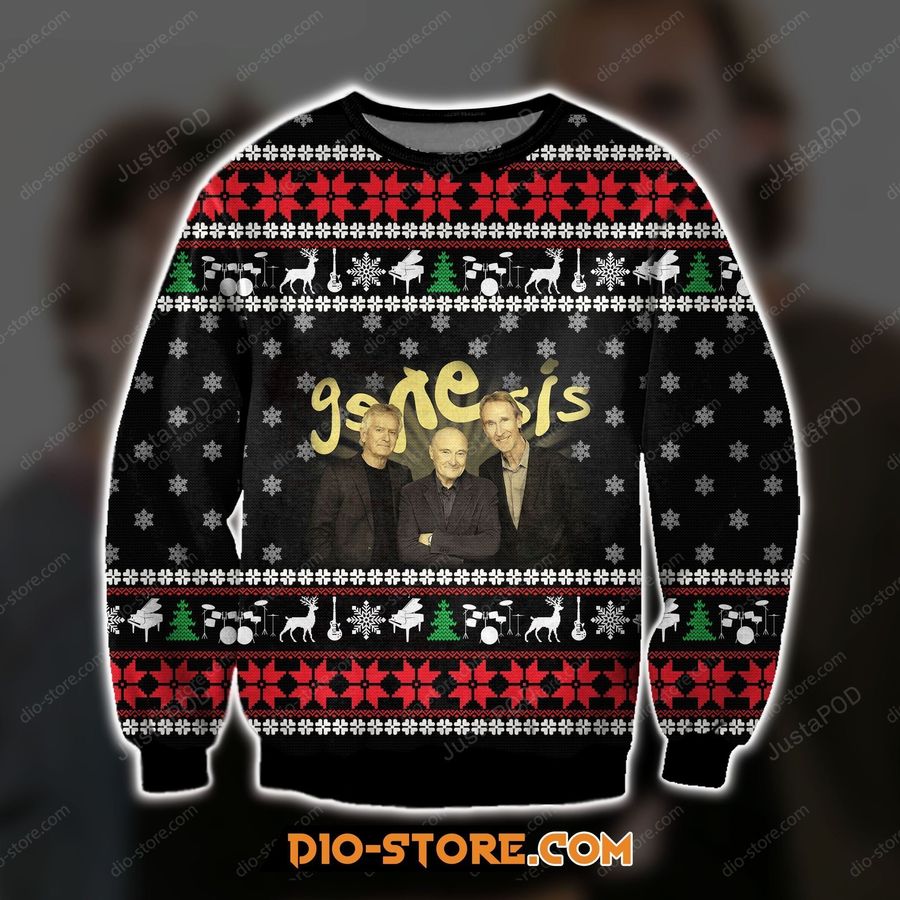 3d All Over Print Knitting Pattern Genesis Ugly Sweater, Ugly Sweater, Christmas Sweaters, Hoodie, Sweater