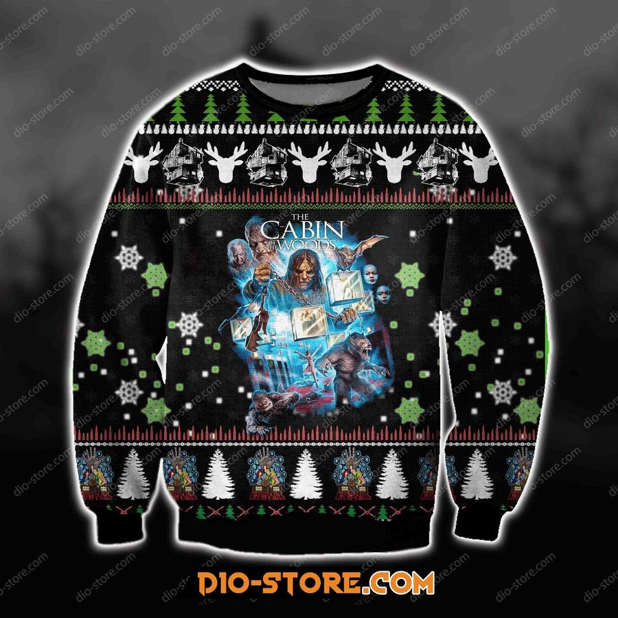 3D All Over Print The Cabin In The Wood Film Ugly Christmas Sweater Hoodie All Over Printed Cint10292, All Over Print, 3D Tshirt, Hoodie, Sweatshirt