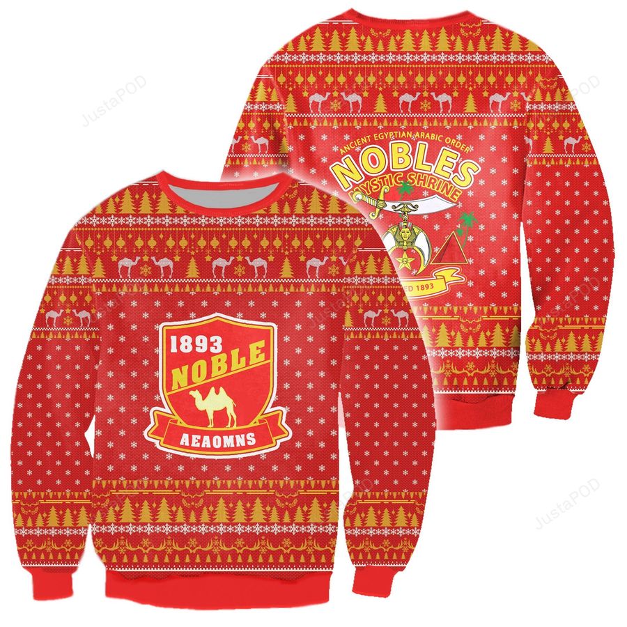 3D All Over Shriners Ugly Sweater, Ugly Sweater, Christmas Sweaters, Hoodie, Sweater