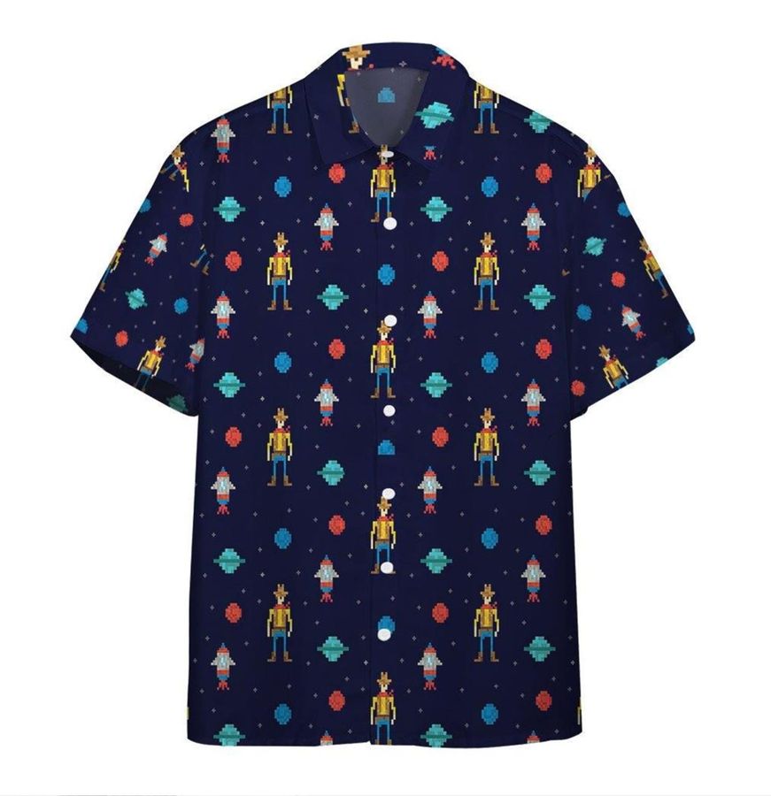 3d Cowboy In Space Custom Hawaiian Shirt