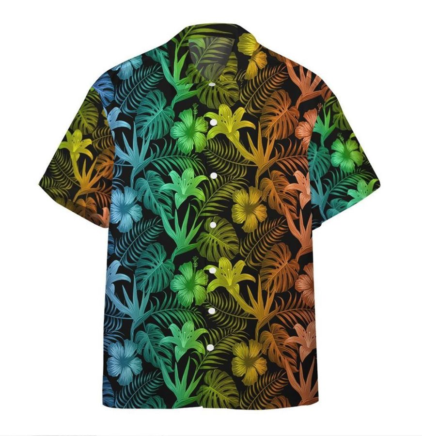 3d Light Colorful Tropical Hawaiian Shirt