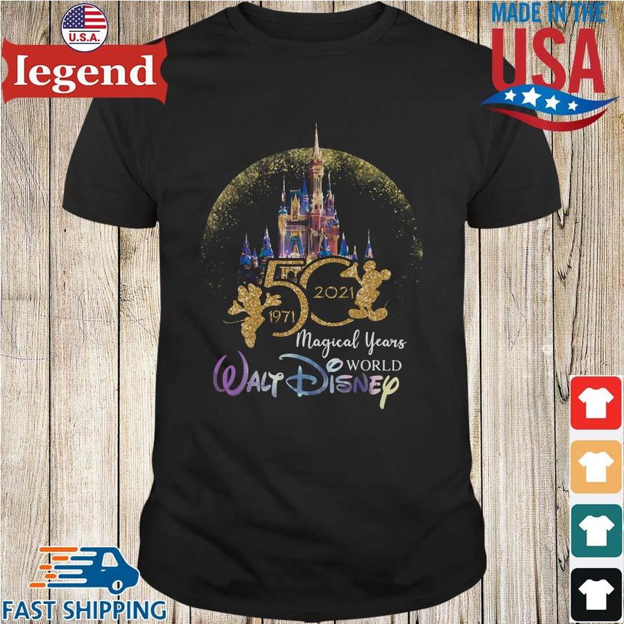50 magical years 1971 2021 world walt Disney shirt