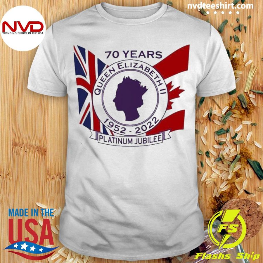 70 years 1952-2022 Queen Elizabeth II Platinum Jubilee Shirt