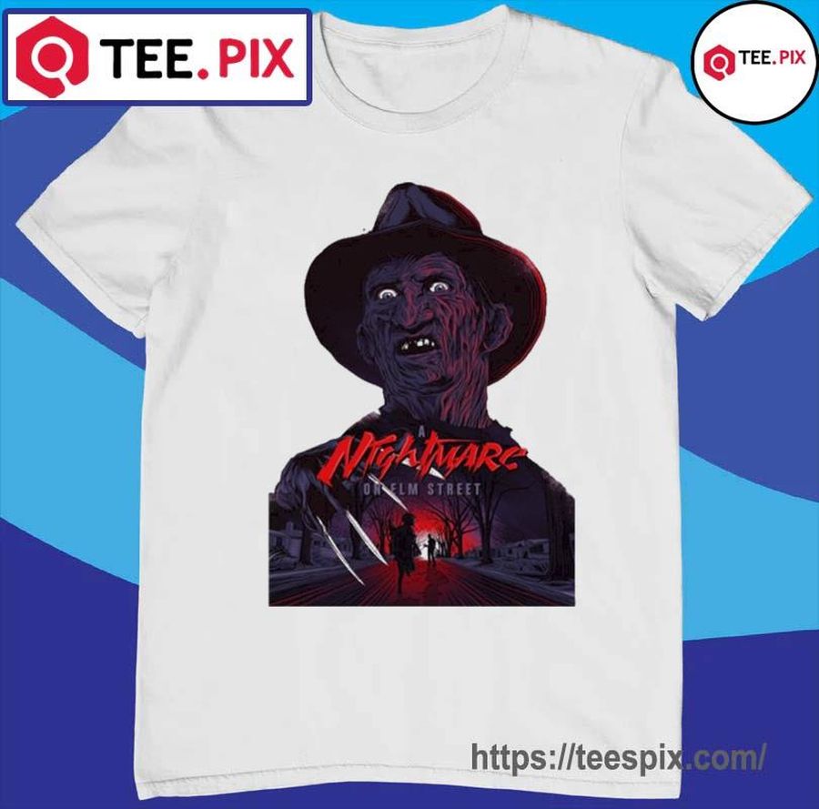 A Nightmare On Elm Street Poster Horror Movie Halloween A Nightmare On Elm Street Shirt