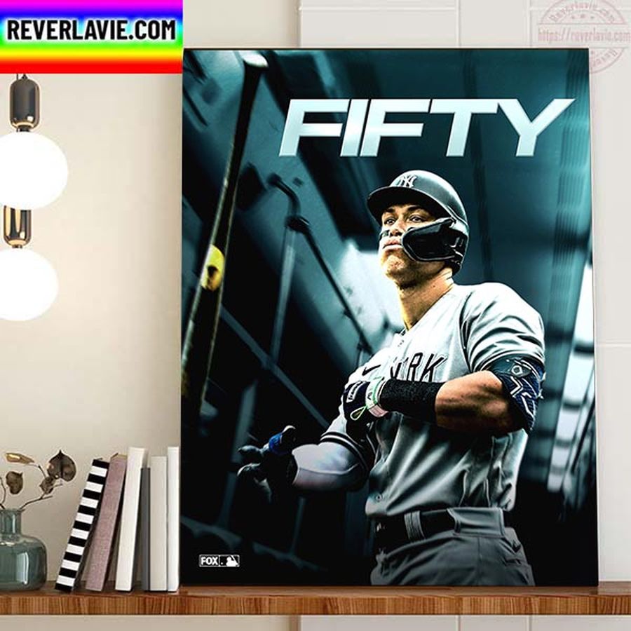 Aaron Judge Number 50 New York Yankees MLB Home Decor Poster Canvas