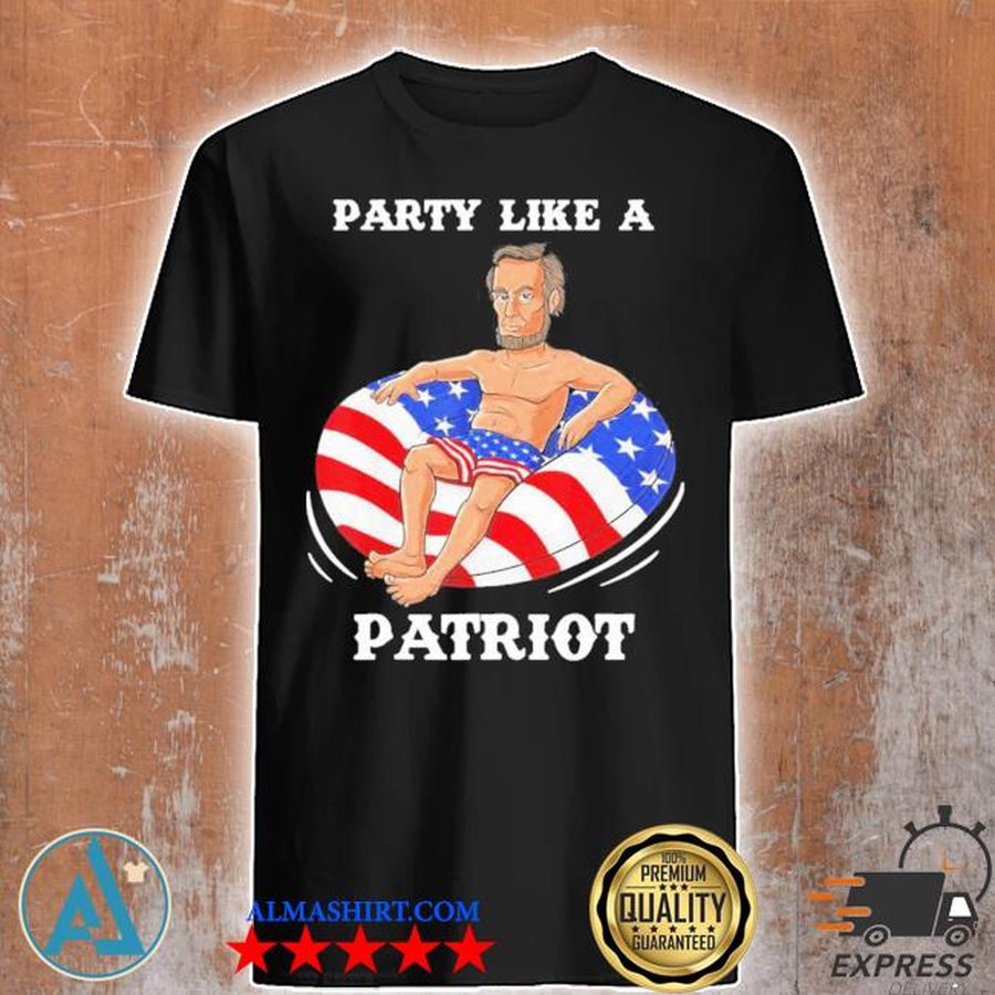 Abraham Lincoln 4th of july usa patriot funny new 2021 shirt