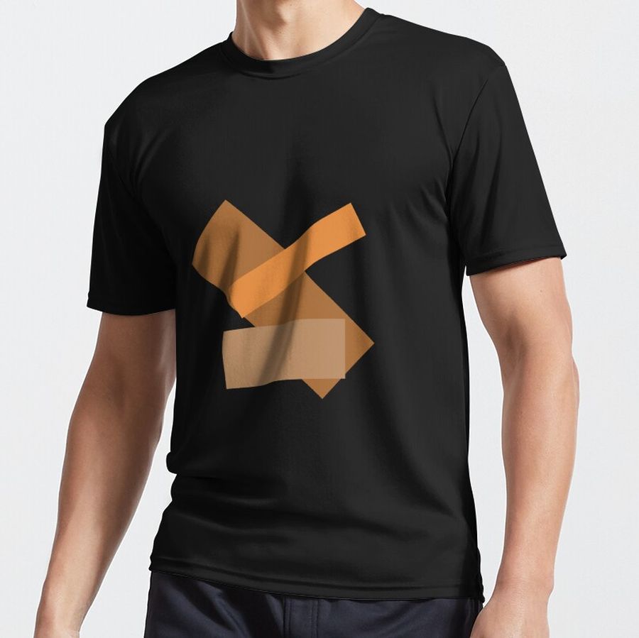 Abstract geometric art. Colored figures. Active T-Shirt