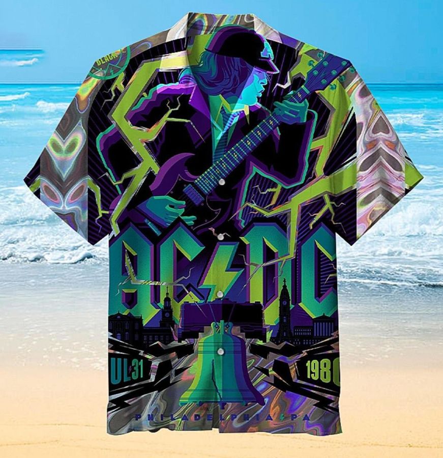 Ac-dc Hawaiian Shirt