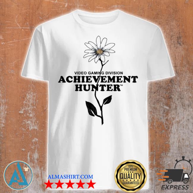 Achievement hunter merch floral daisy light shirt