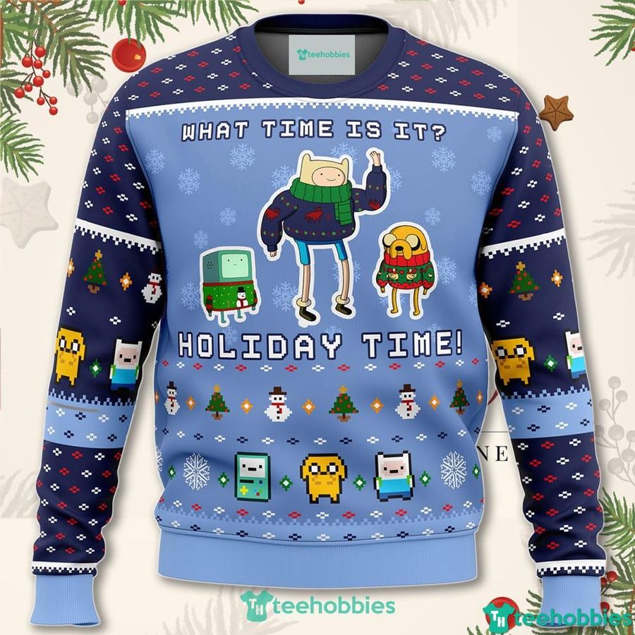Adventure Time Christmas Time Christmas Sweater For Men Women