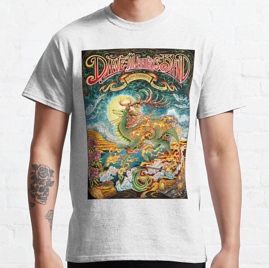 Aesthetic Dragon Matthews On Fire Poster Classic T-Shirt