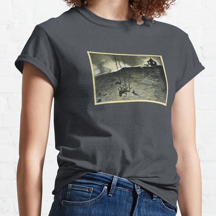 Aftermath Henrique Alvim Corrêa’s Illustrations for The War of the Worlds 1906 Classic T-Shirt