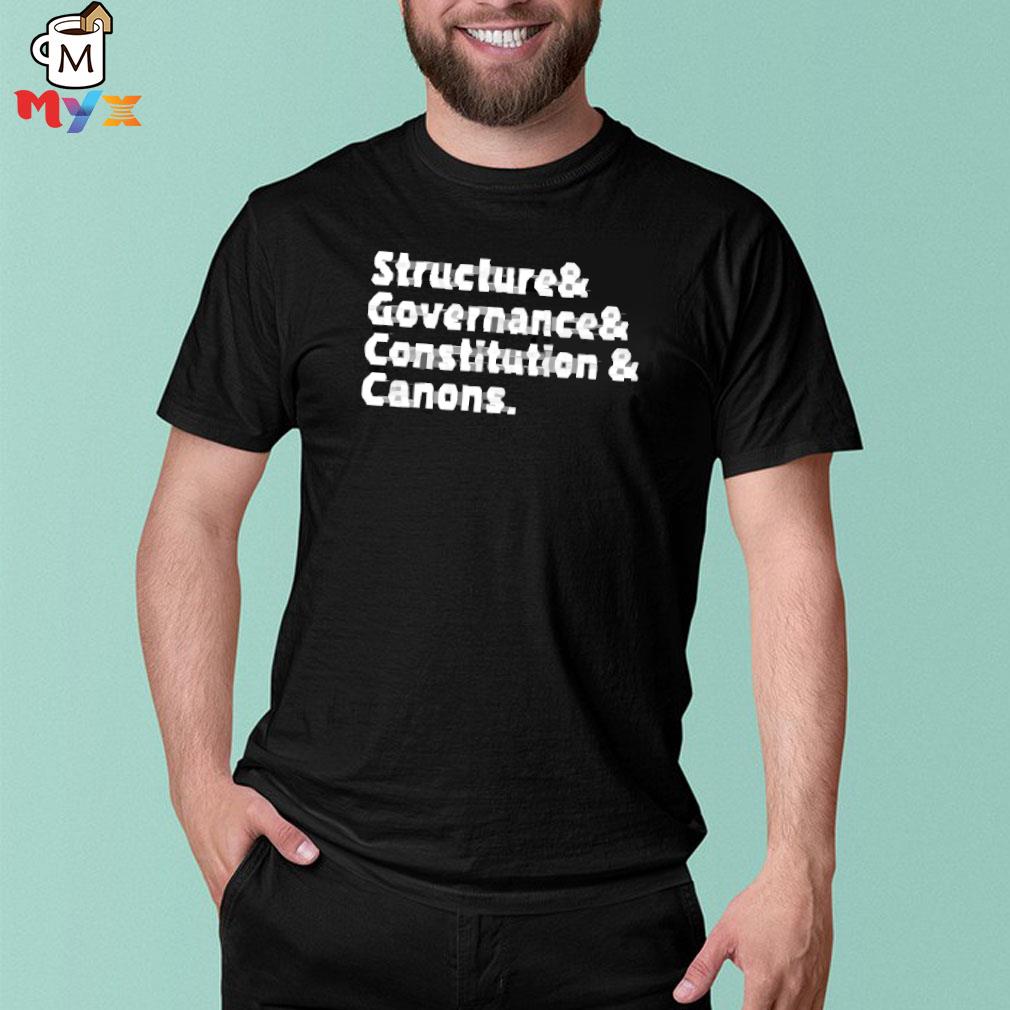 Aglc2022 structure governance constitution canons shirt