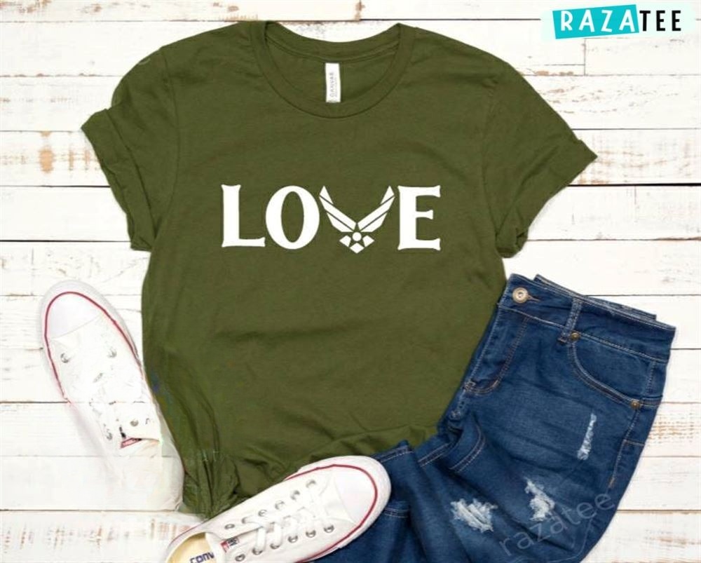 Air Force Love shirt, love my Airman, Wife Shirt, Air Force Wife shirt
