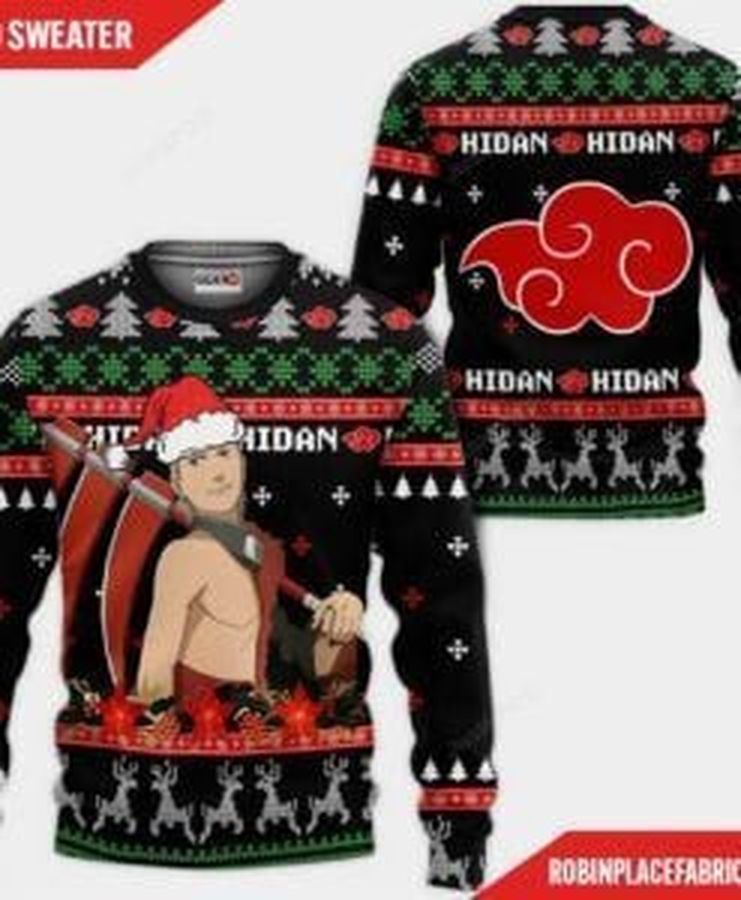 Akatsuki Hidan Naruto Ugly Christmas Sweater All Over Print Sweatshirt