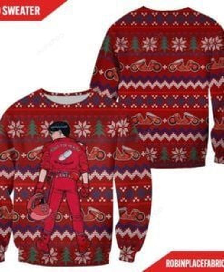 Akira Kaneda Akira Ugly Christmas Sweater All Over Print Sweatshirt