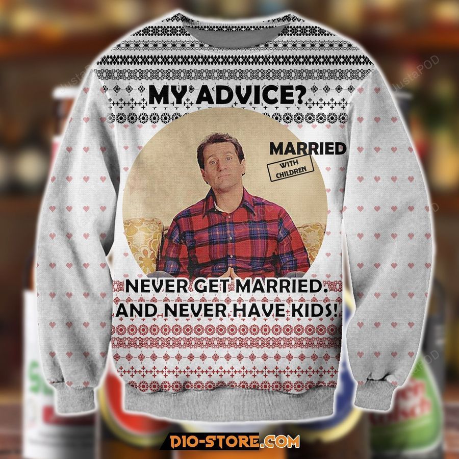 Al Bundy Married With Children 3d Print Ugly Sweater Ugly