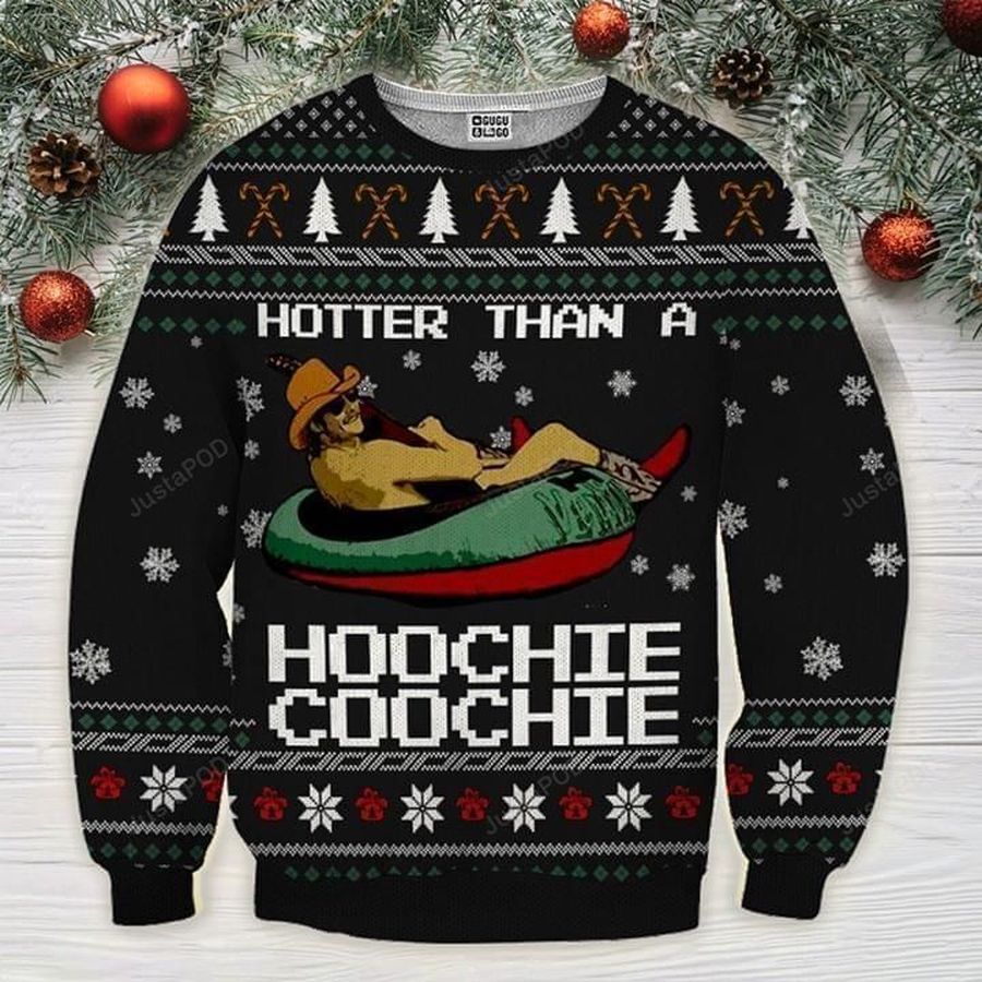 Alan Jackson Hotter Than A Hoochie Hoochie Ugly Sweater, Ugly Sweater, Christmas Sweaters, Hoodie, Sweater