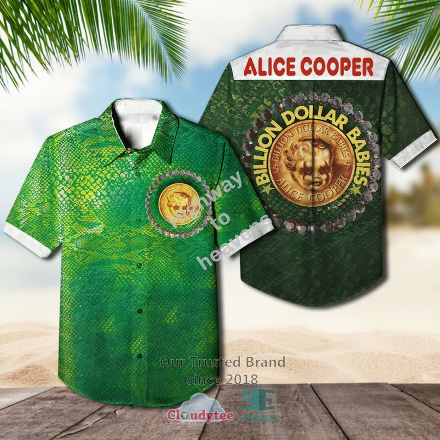 Alice Cooper Billion Dollar Babies Casual Hawaiian Shirt – LIMITED EDITION