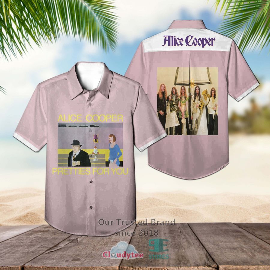 Alice Cooper Pretties for You Hawaiian Casual Shirt – LIMITED EDITION