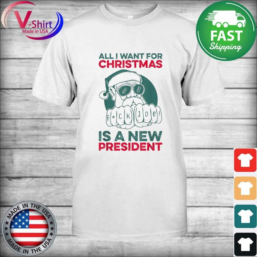 All I Want For Christmas Is A New President Anti Biden Xmas Sweatshirt