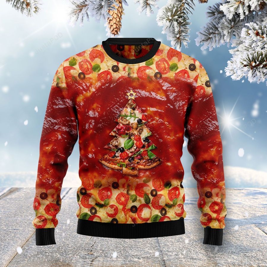 All I Want For Christmas Is Pizza Ugly Christmas Sweater, Ugly Sweater, Christmas Sweaters, Hoodie, Sweater