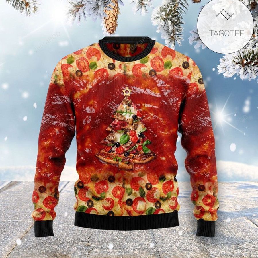 All I Want For Christmas Is Pizza Ugly Sweater