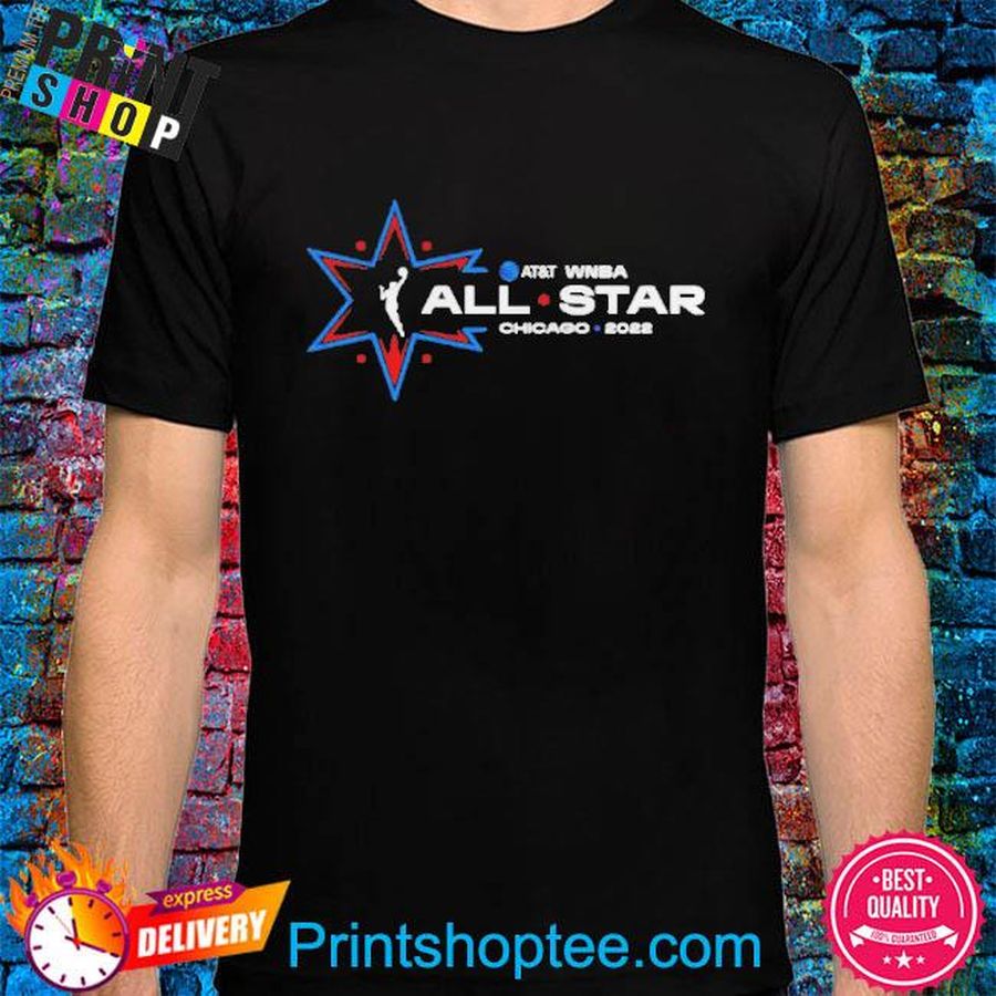 All star chicago 2022 atandt wnba shirt