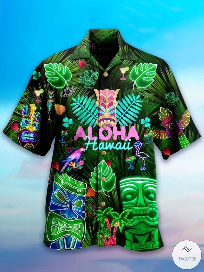 Aloha Hawaii Tropical Hawaiian Shirt
