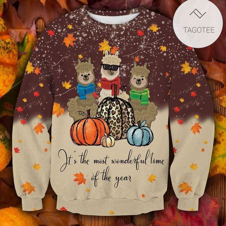 Alpaca Thanksgiving Ugly Sweater