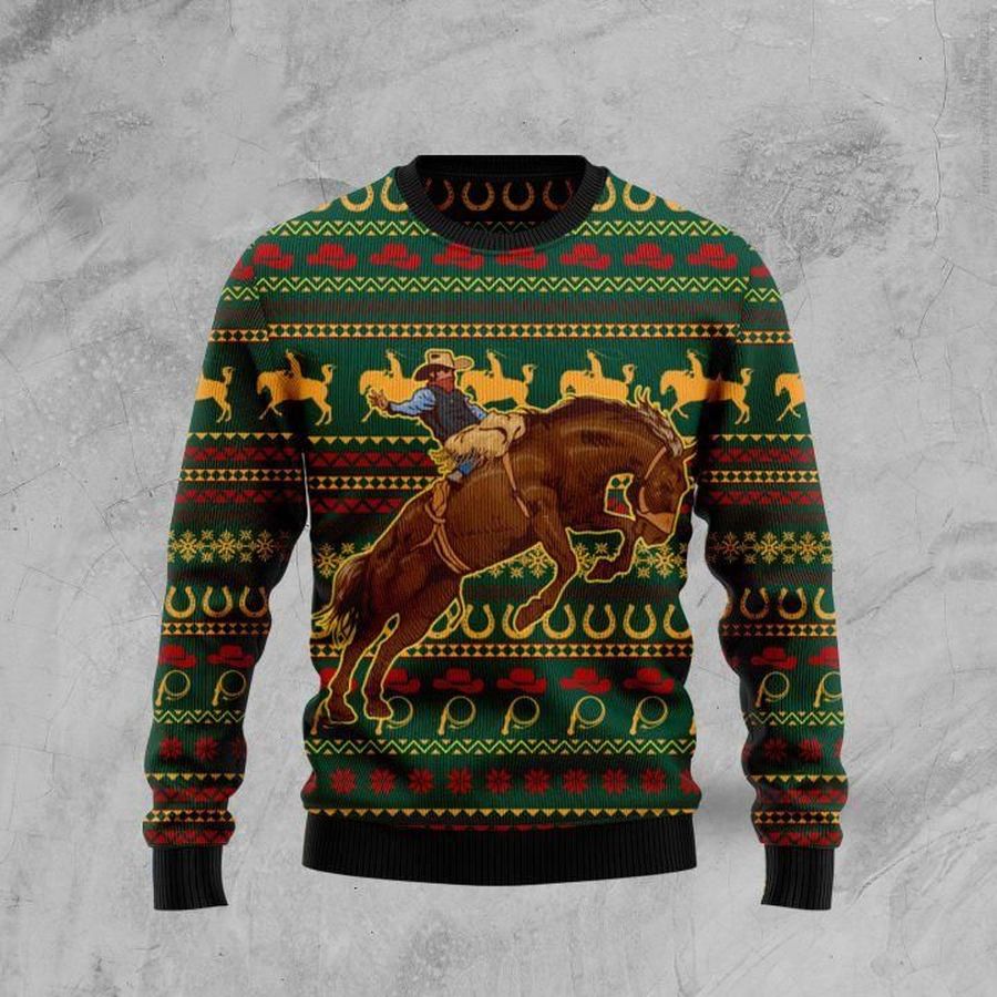 Amazing Cowboy Ugly Christmas Sweater - 183