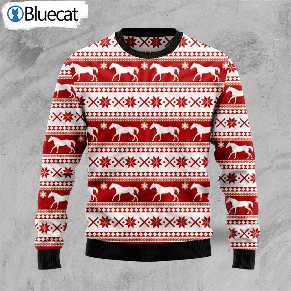 Amazing Horse Ugly Christmas Sweater
