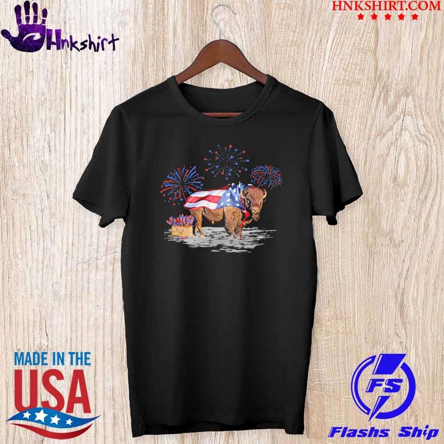 American Buffalo happy 4th of july shirt